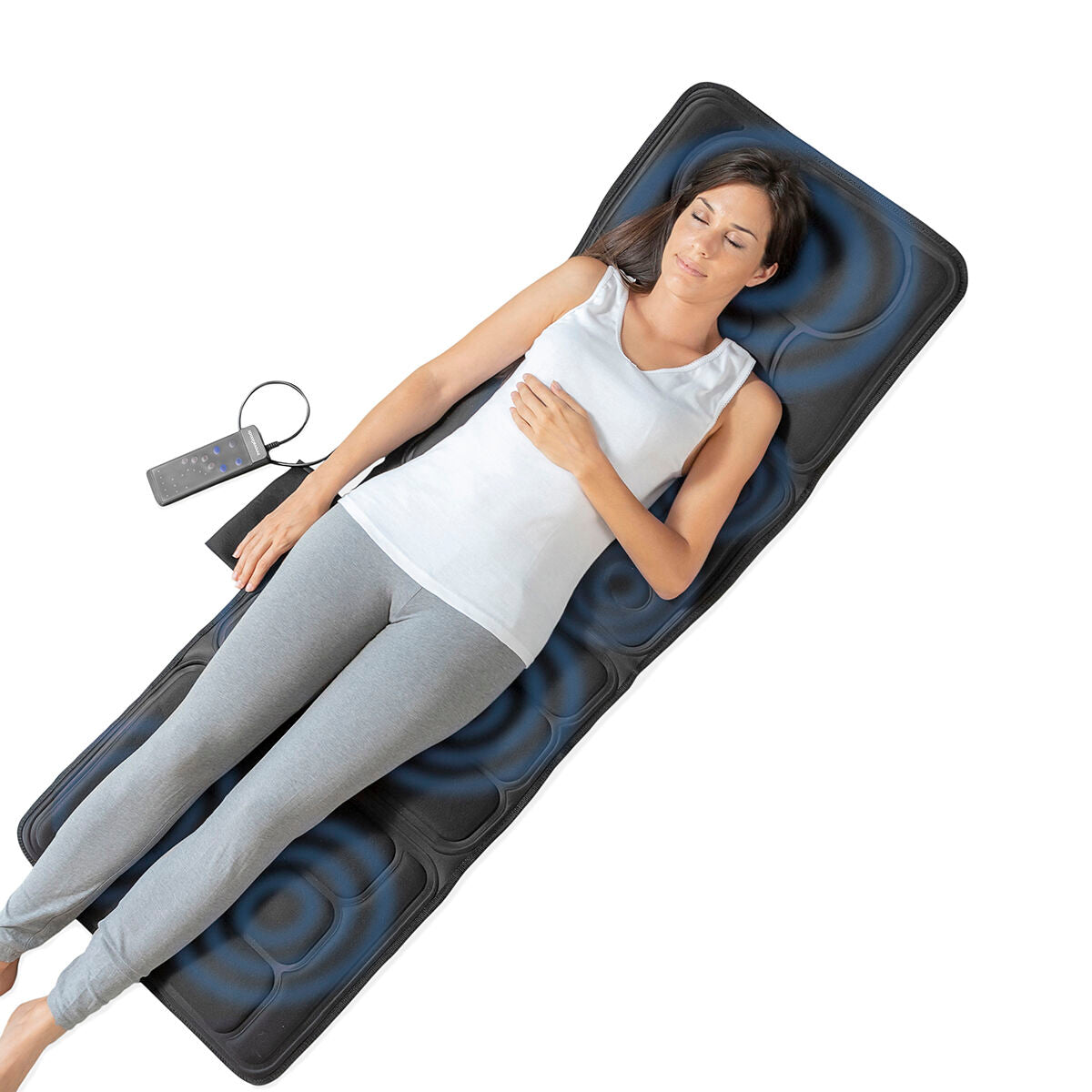 Tapis de Massage Corporel 4 Zones avec Télécommande